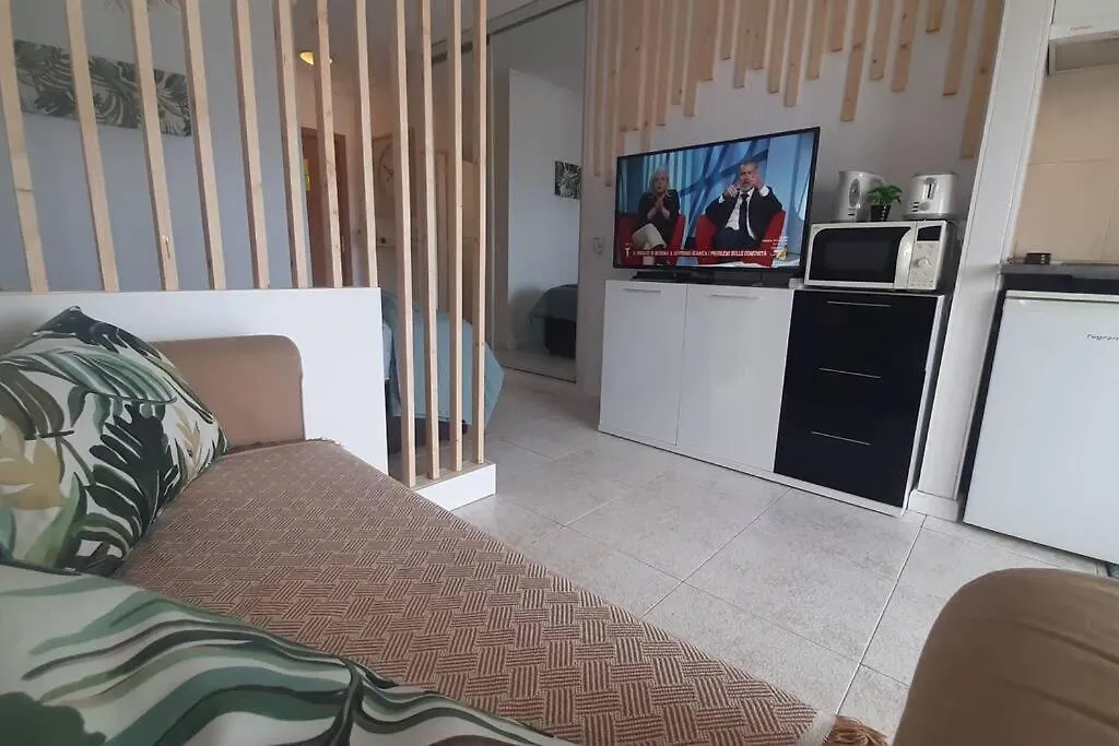 アパート プエルト・デ・ラ・クルスCentral Studio With Sea View Balcony!アパートメント